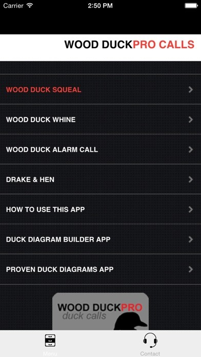 Emulate iPhone app Wood Duck Calls - Wood DuckPro - Duck Calls using MyAndroid