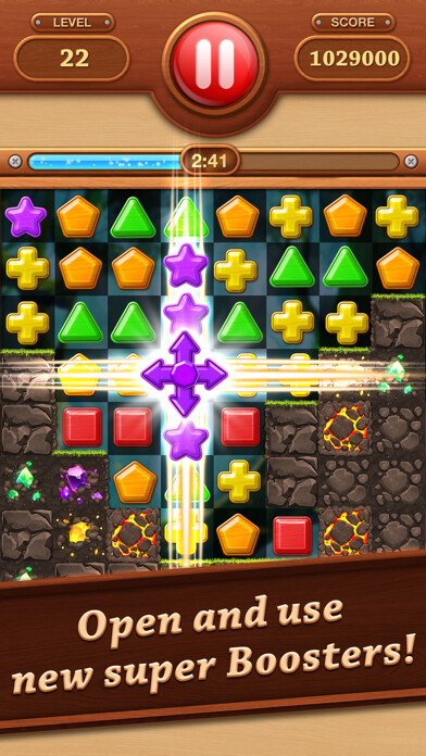 Emulate iPhone app Wooden Match 3 - Puzzle Blast using MyAndroid