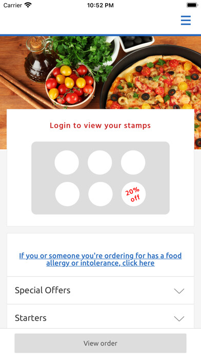 Emulate iPhone app Wood Fired Pizzeria, London using MyAndroid Emulate iPhone app Wood Fired Pizzeria, London using MyAndroid