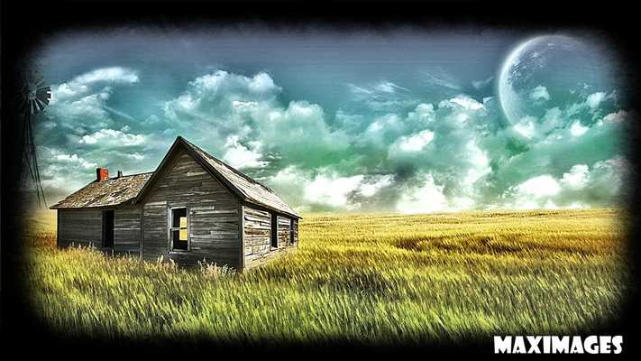 Emulate Android APK Wood House Wallpaper