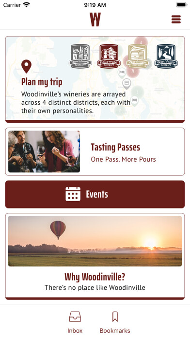 Emulate iPhone app Woodinville Wine Country using MyAndroid Emulate iPhone app Woodinville Wine Country using MyAndroid