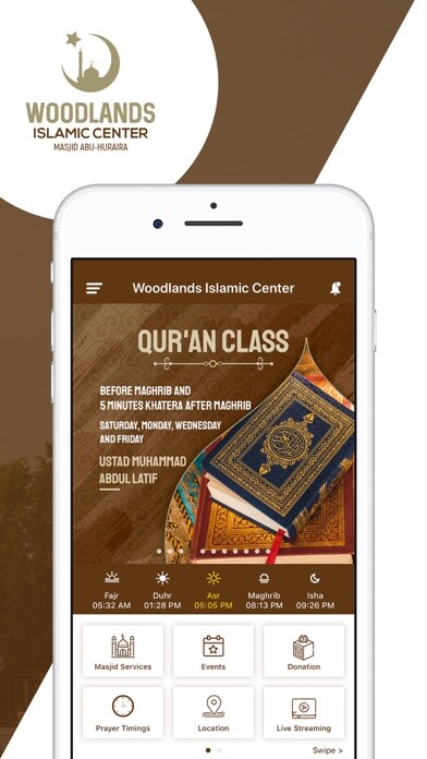 Emulate iPhone app Woodlands Islamic Center using MyAndroid Emulate iPhone app Woodlands Islamic Center using MyAndroid
