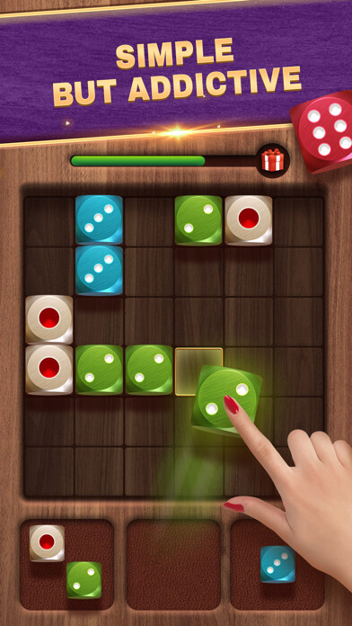 Emulate iPhone app Wood Merge Dice Block Puzzle using MyAndroid Emulate iPhone app Wood Merge Dice Block Puzzle using MyAndroid