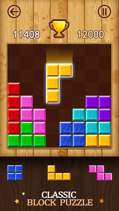 Emulate iPhone app Wood Pop - Fun Puzzle Game using MyAndroid