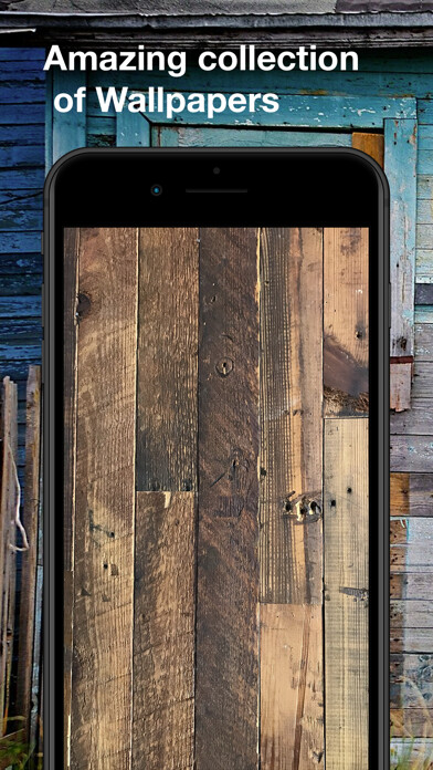 Emulate iPhone app Wood Wallpapers: HD using MyAndroid