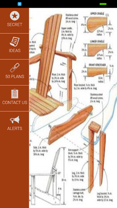Emulate iPhone app Woodworking Plan & Designs using MyAndroid