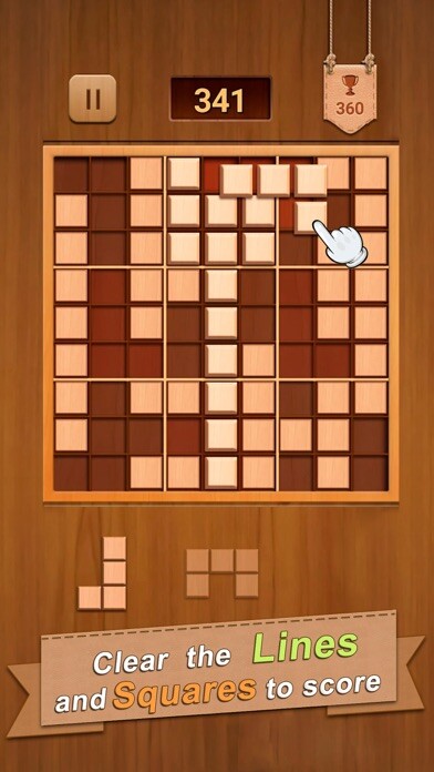Emulate iPhone app woody - block puzzle games using MyAndroid