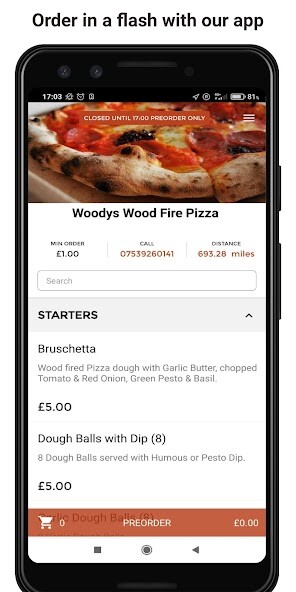 Run android online APK Woodys Wood Fire Pizza from MyAndroid or emulate Woodys Wood Fire Pizza using MyAndroid