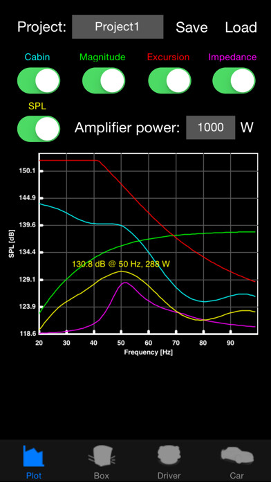 Emulate iPhone app Woofer Box Calculator PRO using MyAndroid Emulate iPhone app Woofer Box Calculator PRO using MyAndroid