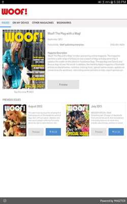 Emulate Android APK Woof! The Mag with a Wag!