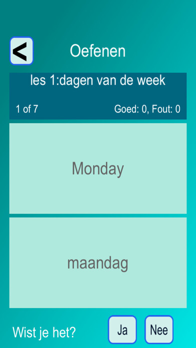 Emulate iPhone app Woorden EN (Taalles Engels) using MyAndroid Emulate iPhone app Woorden EN (Taalles Engels) using MyAndroid