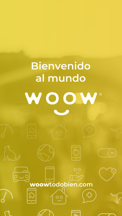 Emulate iPhone app WOOW - Seguros y Servicios using MyAndroid