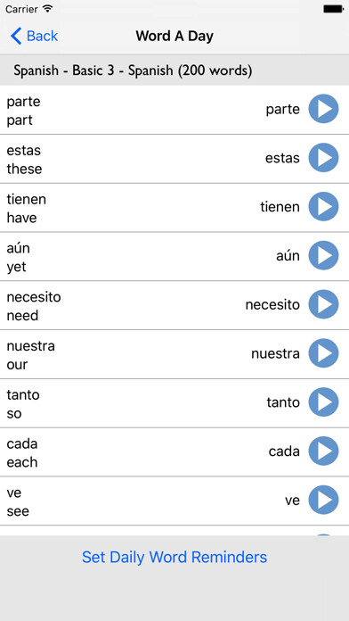 Emulate iPhone app Word A Day - Learn Word A Day using MyAndroid Emulate iPhone app Word A Day - Learn Word A Day using MyAndroid