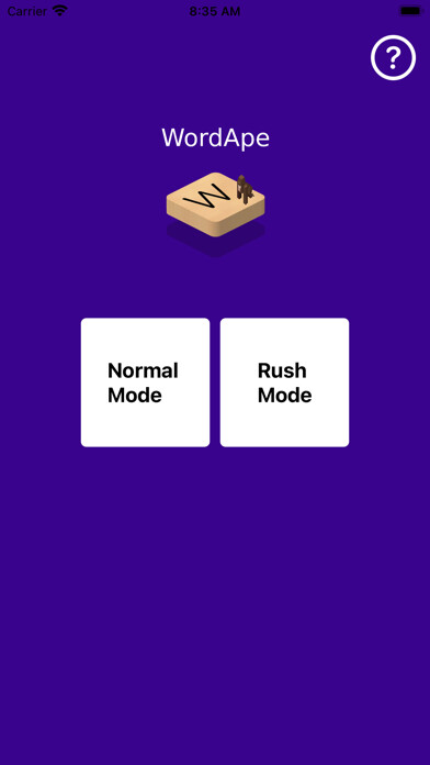 Emulate iPhone app Wordape - Unlimited Puzzle using MyAndroid