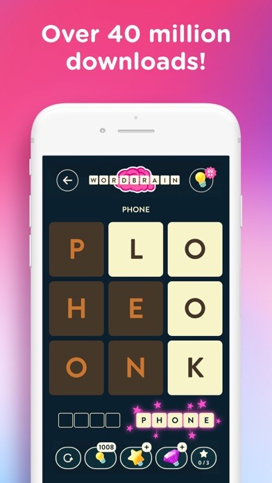 Emulate iPhone app WordBrain: classic word puzzle using MyAndroid Emulate iPhone app WordBrain: classic word puzzle using MyAndroid