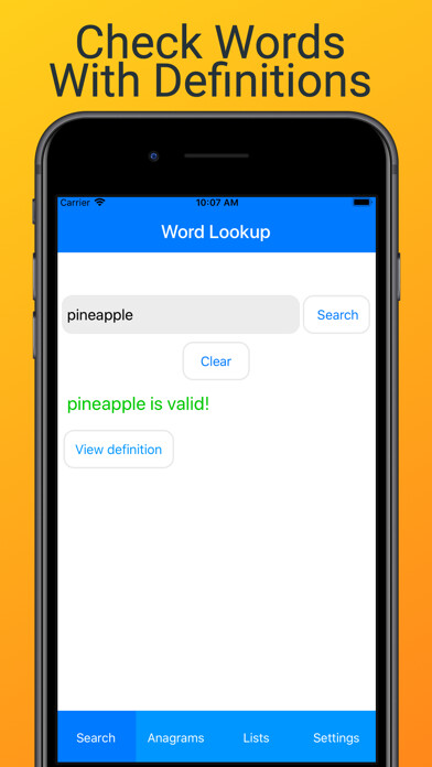 Run android online APK Word Checker for SCRABBLE from MyAndroid or emulate Word Checker for SCRABBLE using MyAndroid
