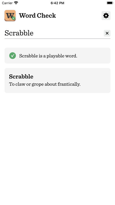 Emulate iPhone app Word Check for SCRABBLE® using MyAndroid Emulate iPhone app Word Check for SCRABBLE® using MyAndroid