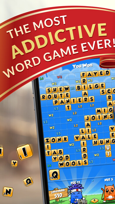 Emulate iPhone app Word Chums! using MyAndroid