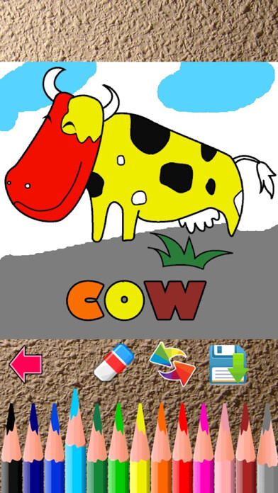 Emulate iPhone app Word Colors - Educational game for kids and toddlers to learn new words using MyAndroid