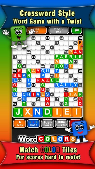 Emulate iPhone app Word Colors using MyAndroid