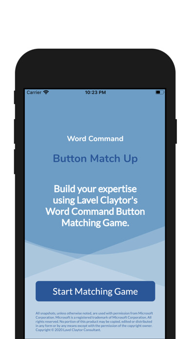 Emulate iPhone app Word Command Button Match Up using MyAndroid Emulate iPhone app Word Command Button Match Up using MyAndroid