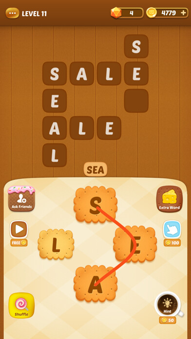 Emulate iPhone app Word Connect Cookies using MyAndroid