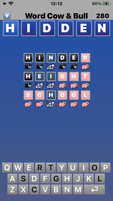Emulate iPhone app Word Cow And Bull using MyAndroid Emulate iPhone app Word Cow And Bull using MyAndroid