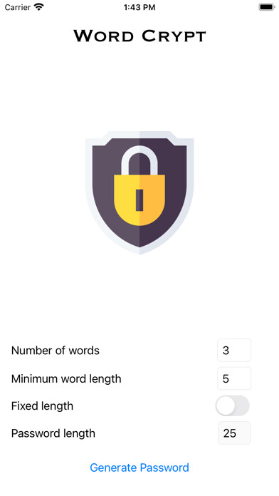 Emulate iPhone app Word Crypt using MyAndroid