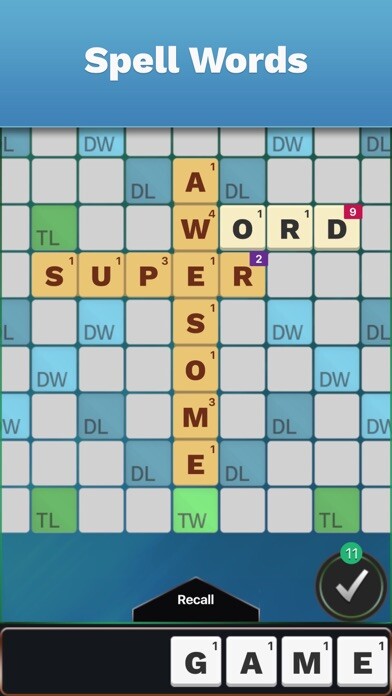 Emulate iPhone app Word Cube: Best Brain Puzzle using MyAndroid
