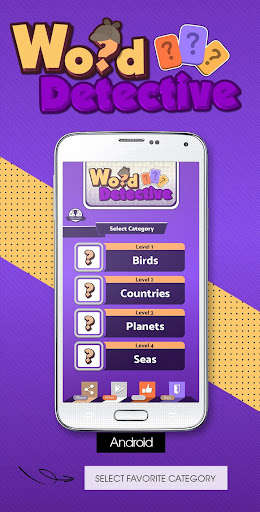 Run android online APK Word Detective Letter Search from MyAndroid or emulate Word Detective Letter Search using MyAndroid