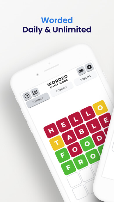 Emulate iPhone app Worded - Daily & Unlimited using MyAndroid