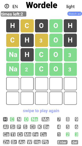 Run android online APK Wordele - a chemical game from MyAndroid or emulate Wordele - a chemical game using MyAndroid Run android online APK Wordele - a chemical game from MyAndroid or emulate Wordele - a chemical game using MyAndroid