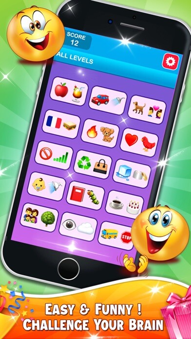 Emulate iPhone app Word Emoji Quiz Guess Game using MyAndroid Emulate iPhone app Word Emoji Quiz Guess Game using MyAndroid