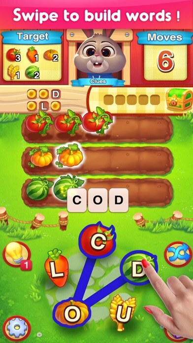 Emulate iPhone app Word Farm: Hungry Rabbit using MyAndroid Emulate iPhone app Word Farm: Hungry Rabbit using MyAndroid
