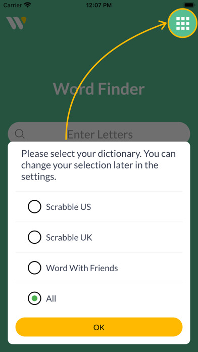 Emulate iPhone app Wordfinder by WordTips using MyAndroid Emulate iPhone app Wordfinder by WordTips using MyAndroid