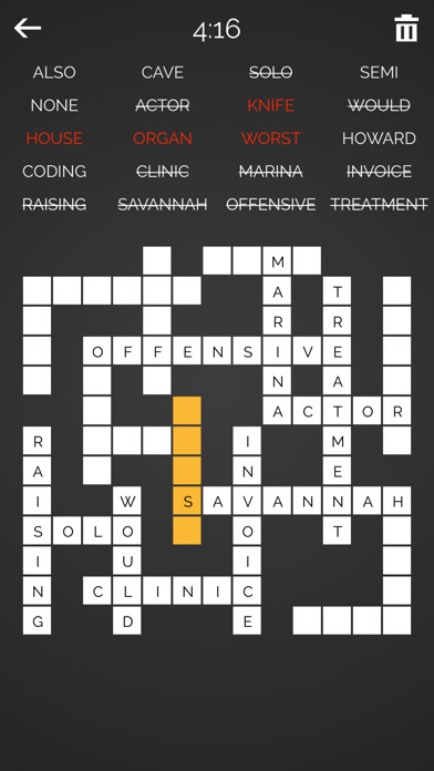 Emulate iPhone app Word Fit : Fill-it-in using MyAndroid Emulate iPhone app Word Fit : Fill-it-in using MyAndroid