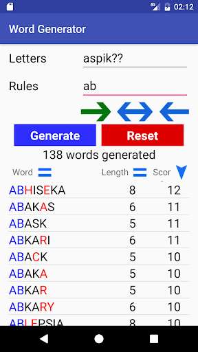 Emulate Android APK Word generator ++