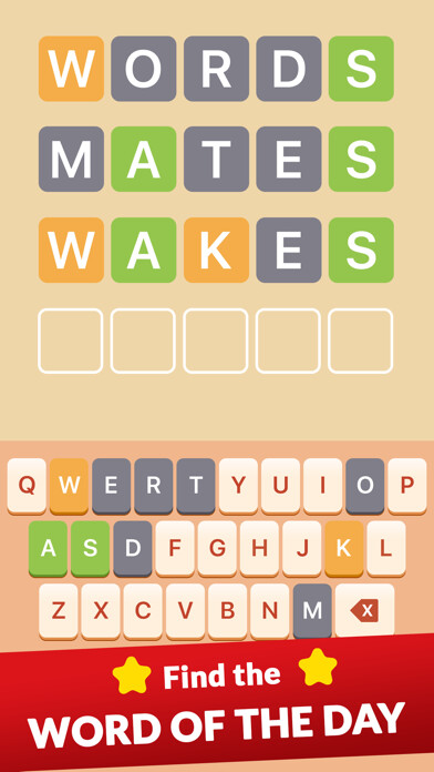 Emulate iPhone app Word guess: A daily word game using MyAndroid Emulate iPhone app Word guess: A daily word game using MyAndroid