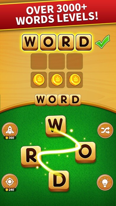 Emulate iPhone app Word Harvest: Word Games using MyAndroid