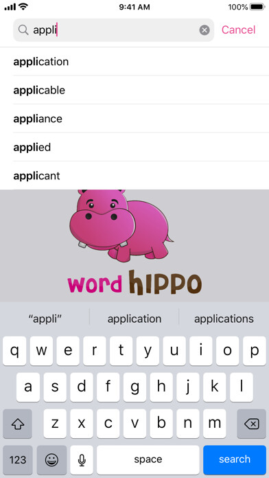 Emulate iPhone app Word Hippo using MyAndroid