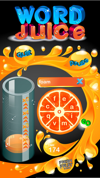 Emulate iPhone app Word-Juice using MyAndroid