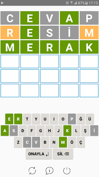 Run android online APK WordleTr Kelime Oyunu from MyAndroid or emulate WordleTr Kelime Oyunu using MyAndroid