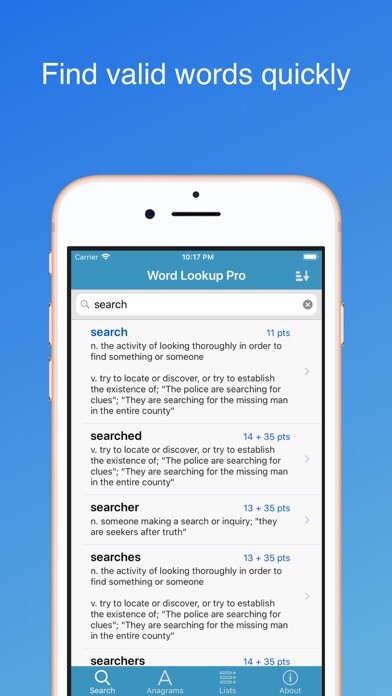 Emulate iPhone app Word Lookup Pro using MyAndroid Emulate iPhone app Word Lookup Pro using MyAndroid