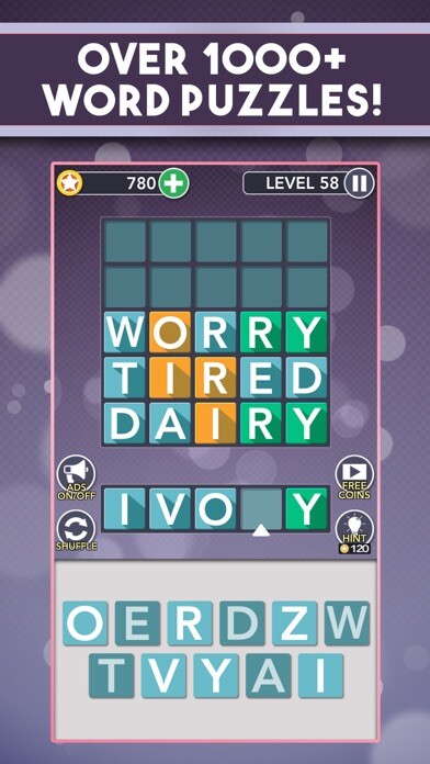Emulate iPhone app Wordlook - Word Puzzle Games using MyAndroid Emulate iPhone app Wordlook - Word Puzzle Games using MyAndroid