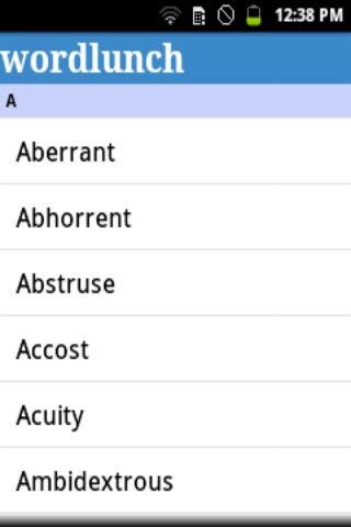 Emulate Android APK Word Lunch