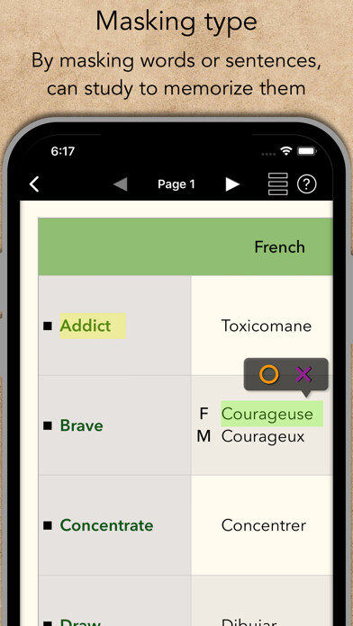 Emulate iPhone app WordMasking Lite using MyAndroid