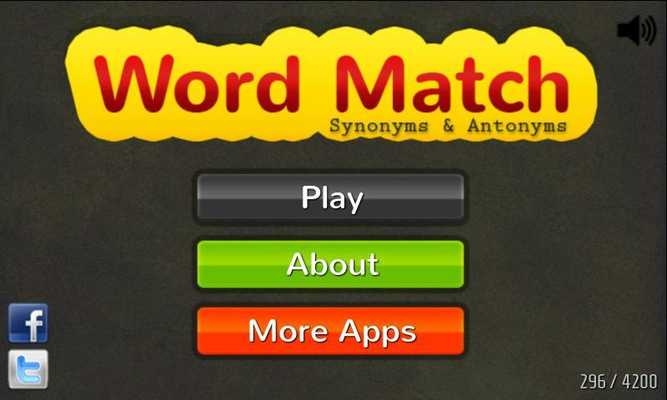 Emulate Android APK Word Match: Synonym Antonym Emulate Android APK Word Match: Synonym Antonym