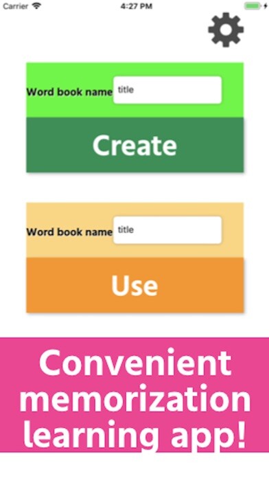 Emulate iPhone app Word memorization card using MyAndroid Emulate iPhone app Word memorization card using MyAndroid