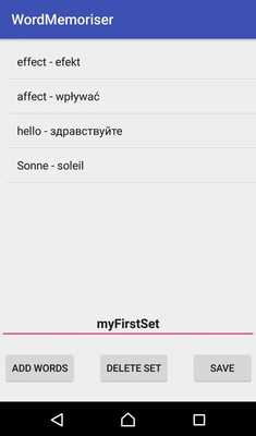 Emulate Android APK Word Memorizer Emulate Android APK Word Memorizer