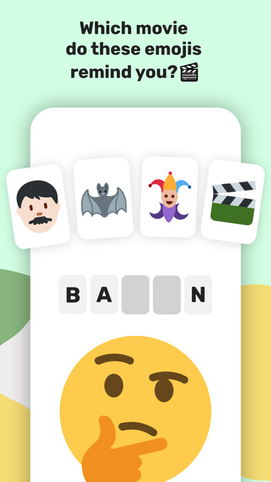 Emulate iPhone app Wordmoji - Emoji Guessing Quiz using MyAndroid